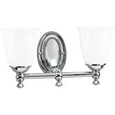 Victorian  Polished Chrome Wall Sconce