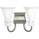 Lockwood Brushed Nickel  Vanity Light