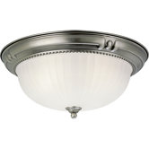 Huntington  Antique Nickel Flush Mount