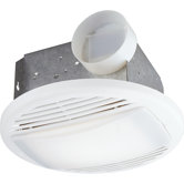 Bath Exhaust Ceiling Fan with Light for Rooms Up to 45'