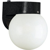 Polycarbonate Lantern in Black - Energy Star