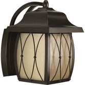 Montreux One Light Wall Lantern in Antique Bronze