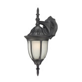 Westchester 1x13W Outdoor Down Wall Lantern in Black