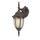 Westchester 1x13W Outdoor Down Wall Lantern in Painted Bronze