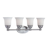 Bella Four Light Bath Lamp in Chrome