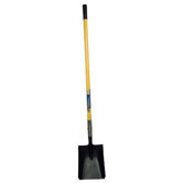 Square Point Digging Shovels - f248ss lhsp w/47" fiberglass handle