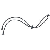 Safety Neck Cords - black safety hang cordduoflex/sna