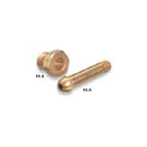 1/4" NPT X 3 1/2" Long Male Brass Regulator Nipple CGA 500/510/580/590