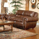 Aspen Leather Loveseat