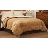 Mink Reversing to Cloud Fleece Comforter