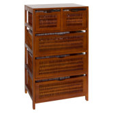 Chestnut 5 Drawer Storage Chest