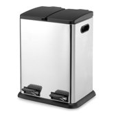 10.5 Gallon Two Compartment Step-On Bin
