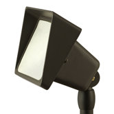 Frosted Flood Light in Bronze