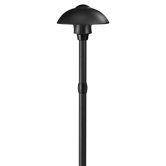 Round Top Path Lighting in Black