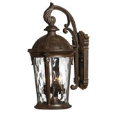Windsor Outdoor Wall Lantern in River Rock