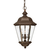Clifton Park Outdoor Hanging Lantern in Copper Bronze