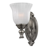 Francoise Wall Sconce in Polished Antique Nickel