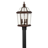 Augusta Post Lantern in Copper Bronze
