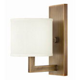 Hampton Wall Sconce in Brushed Bronze
