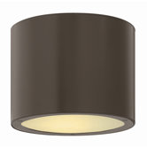 Luna One Light Outdoor Flush Mount