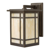 Parkside One Light Small Outdoor Wall Lantern in Oil Rubbed Bronze