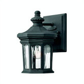 Raley Outdoor Wall Lantern in Museum Black
