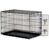 ProValu Single-Door Dog Crate in Black