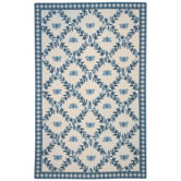 Chelsea Ivory/Blue Bumblebee Rug