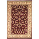 Persian Court Burgundy/Beige Farahan Rug