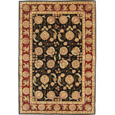 Persian Court Black/Red Gem Rug