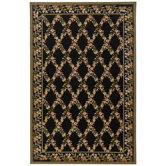 Wilton Black/Green Rug