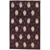 Berkeley Plum Leaves Rug