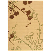 Courtyard Natural Brown/Olive Rug