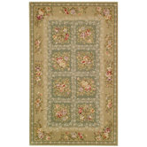 French Tapis Green/Sand Rug