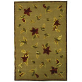 French Tapis Linen/Olive Rug