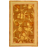 French Tapis Yellow Rug