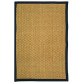 Natural Fiber Natural/Blue Rug