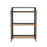 James Bookshelf in Distressed Cherry and Black