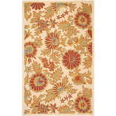 Blossom Ivory/Red Rug