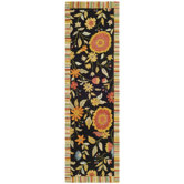 Jardin Black Rug