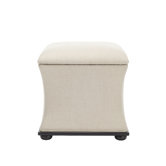 Zack Fabric Cube Ottoman