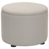 Hudson Fabric Ottoman