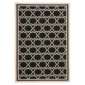 Courtyard Black / Beige Rug