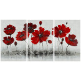3 Panel Flower Painting