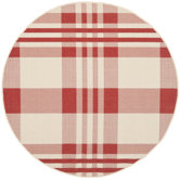 Courtyard Red/Bone Rug