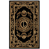Naples Black L Rug