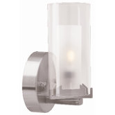 Proteus  Wall Sconce in Brushed Steel