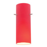 Inari Silk Amber Cylinder Glass Shade