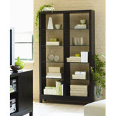 Massimo Double Etagere in Powder Coated Black