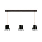 Amelia 3 Light Pendant with Bar Canopy
